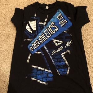 black and blue ca charlotte shirt